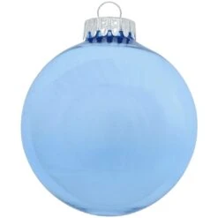 Personalized Plain Design Ornament 4 Inch -Holiday Decoration Store 1001 media light20blue 2