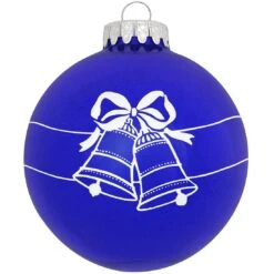 Personalized Wedding Bells Design Ornament 21 Personalized Wedding Bells Design Ornament -Holiday Decoration Store 1003 media blue 2