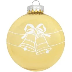 Personalized Wedding Bells Design Ornament 15 Personalized Wedding Bells Design Ornament -Holiday Decoration Store 1003 media gold 2
