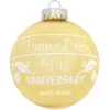 Personalized Anniversary Holly Design Ornament -Holiday Decoration Store 1005 media gold 1