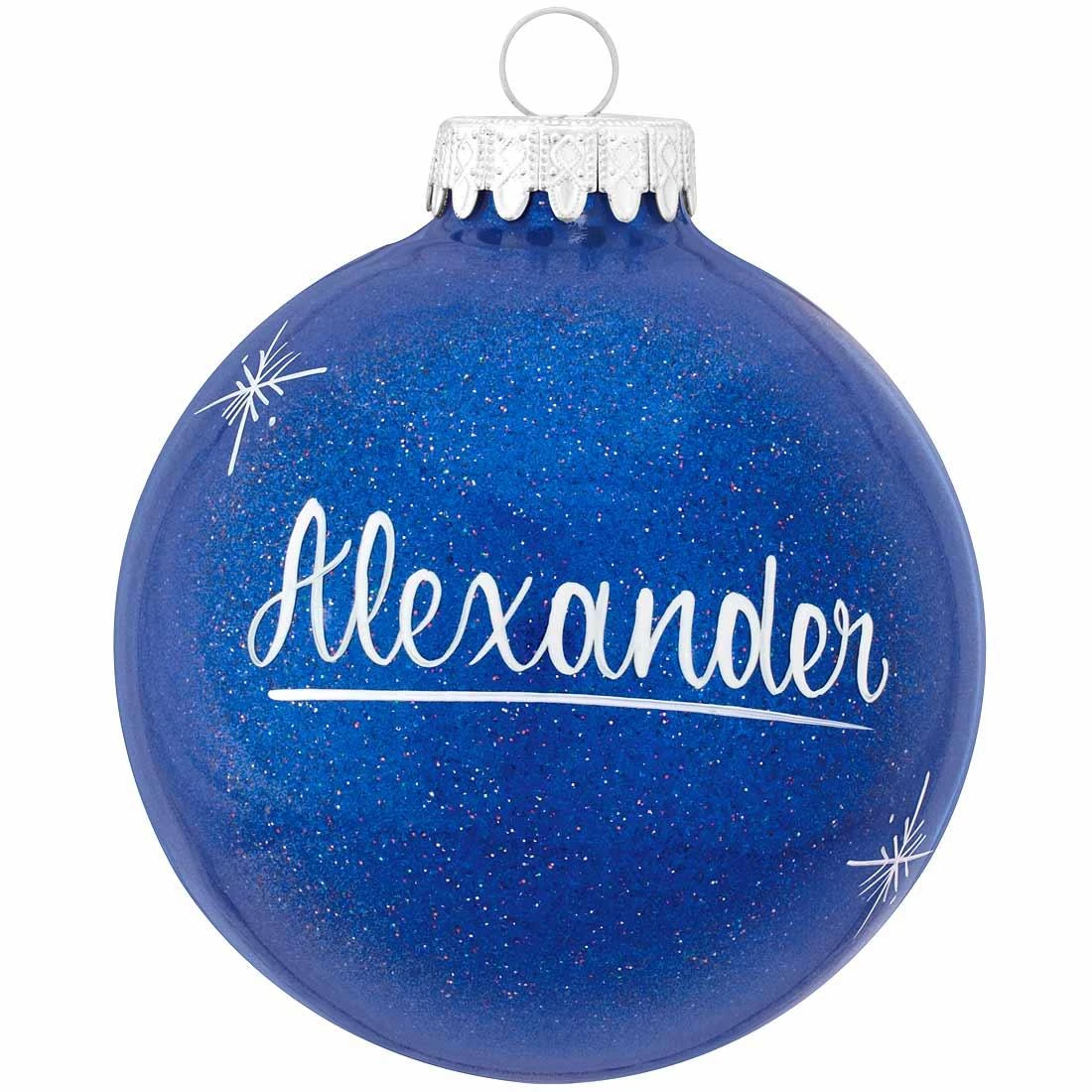 Personalized Sparkling Glass Ornament 11 Personalized Sparkling Glass Ornament - Image 9