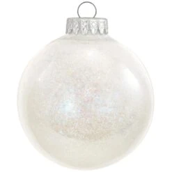 Personalized Sparkling Glass Ornament 31 Personalized Sparkling Glass Ornament -Holiday Decoration Store 1006 media white 2