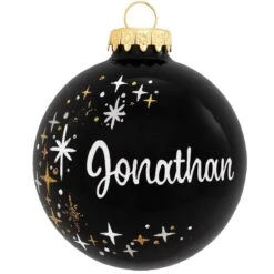 Personalized Star Swirl Ornament 32 Personalized Star Swirl Ornament -Holiday Decoration Store 1008 media black 1