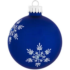 Personalized Birthstone Glass Ornament -Holiday Decoration Store 1010 media blue 2
