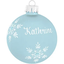 Personalized Birthstone Glass Ornament -Holiday Decoration Store 1010 media light20blue 1