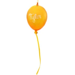 Personalized Balloon Glass Ornament
