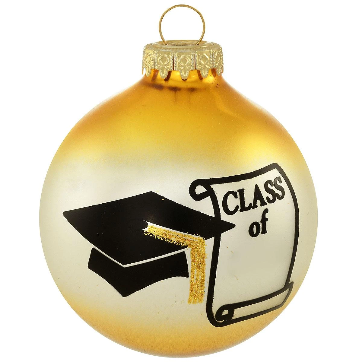 Personalized Class Of Cap And Diploma Glass Ornament 4 Personalized Class Of Cap And Diploma Glass Ornament - Image 2