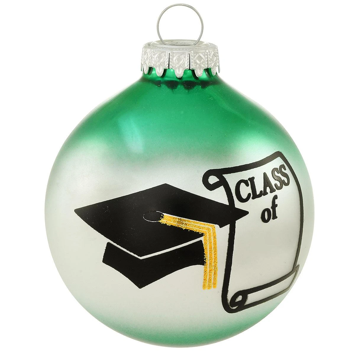 Personalized Class Of Cap And Diploma Glass Ornament 10 Personalized Class Of Cap And Diploma Glass Ornament - Image 8