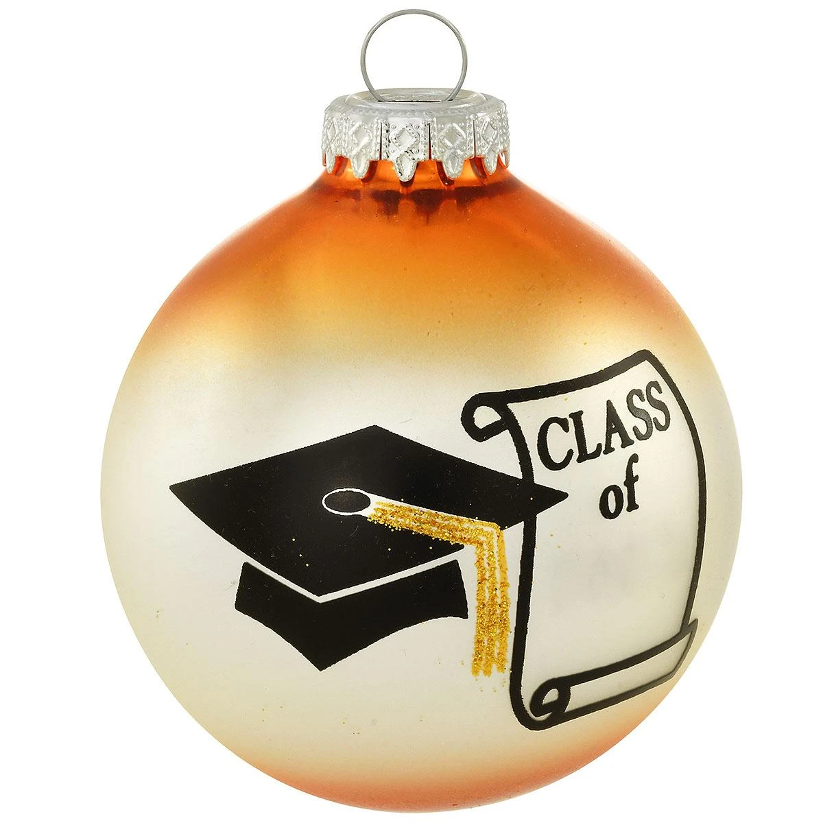 Personalized Class Of Cap And Diploma Glass Ornament 6 Personalized Class Of Cap And Diploma Glass Ornament - Image 4