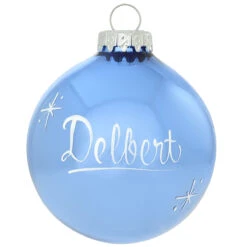 Personalized Plain 3 Inch Glass Ornaments -Holiday Decoration Store 1041 media light20blue 1