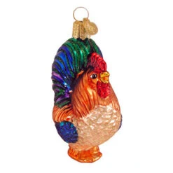 Rooster Christmas Ornament