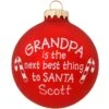 Personalized Grandpa Best Glass Ornament 1 Personalized Grandpa Best Glass Ornament -Holiday Decoration Store 1071518 web 1.default