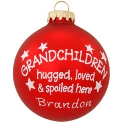 Personalized Grandchildren Hugged Ornament