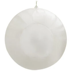 12 Inch Silver Shatterproof Ornament