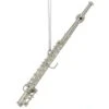 Silver Metal Flute Ornament -Holiday Decoration Store 1097320 web 1.default