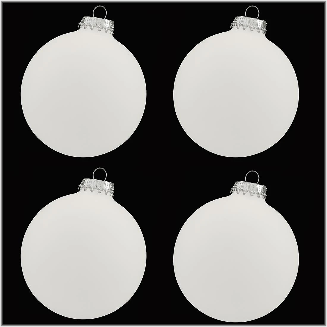 Frost Glass Ornament Box Set 3 Frost Glass Ornament Box Set