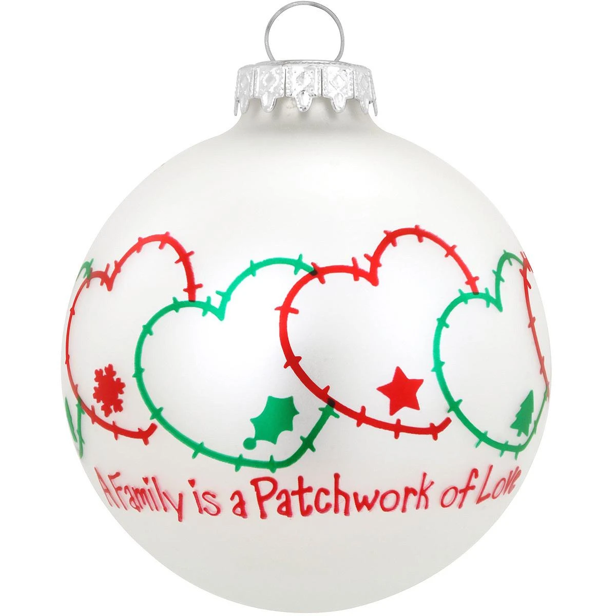 Personalized A Family Is A Patchwork Of Love Ornament 4 Personalized A Family Is A Patchwork Of Love Ornament - Image 2