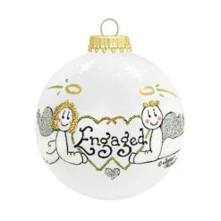 Heart Gifts Engagement Ornament
