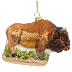 Buffalo Glass Ornament