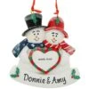Personalized Snowman Couple With Heart Ornament -Holiday Decoration Store 1118424 web 1.default