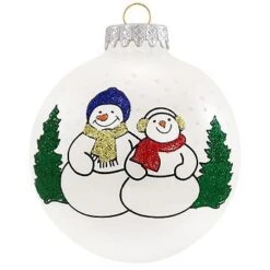 Personalized Snowman Parent With Child Ornament -Holiday Decoration Store 1126253 web 2