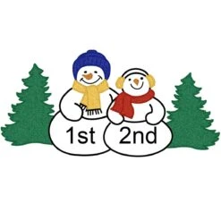 Personalized Snowman Parent With Child Ornament -Holiday Decoration Store 1126253 web 4