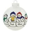 Personalized Snowman Family Of 4 Round Ornament 2 Personalized Snowman Family Of 4 Round Ornament -Holiday Decoration Store 1126256 web 1.default