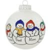 Personalized Snowman Family Of 6 Round Ornament -Holiday Decoration Store 1126258 web 1.default