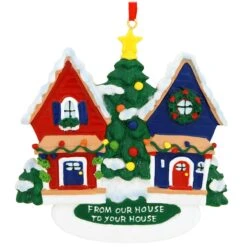Personalized From Our House To Your House Ornament 5 Personalized From Our House To Your House Ornament -Holiday Decoration Store 1131705 web 2