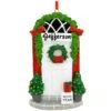 Personalized Front Door With Wreath And Gifts Ornament -Holiday Decoration Store 1131709 web 1.default