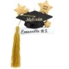 Personalized Graduation Cap With Stars And Tassel Ornament