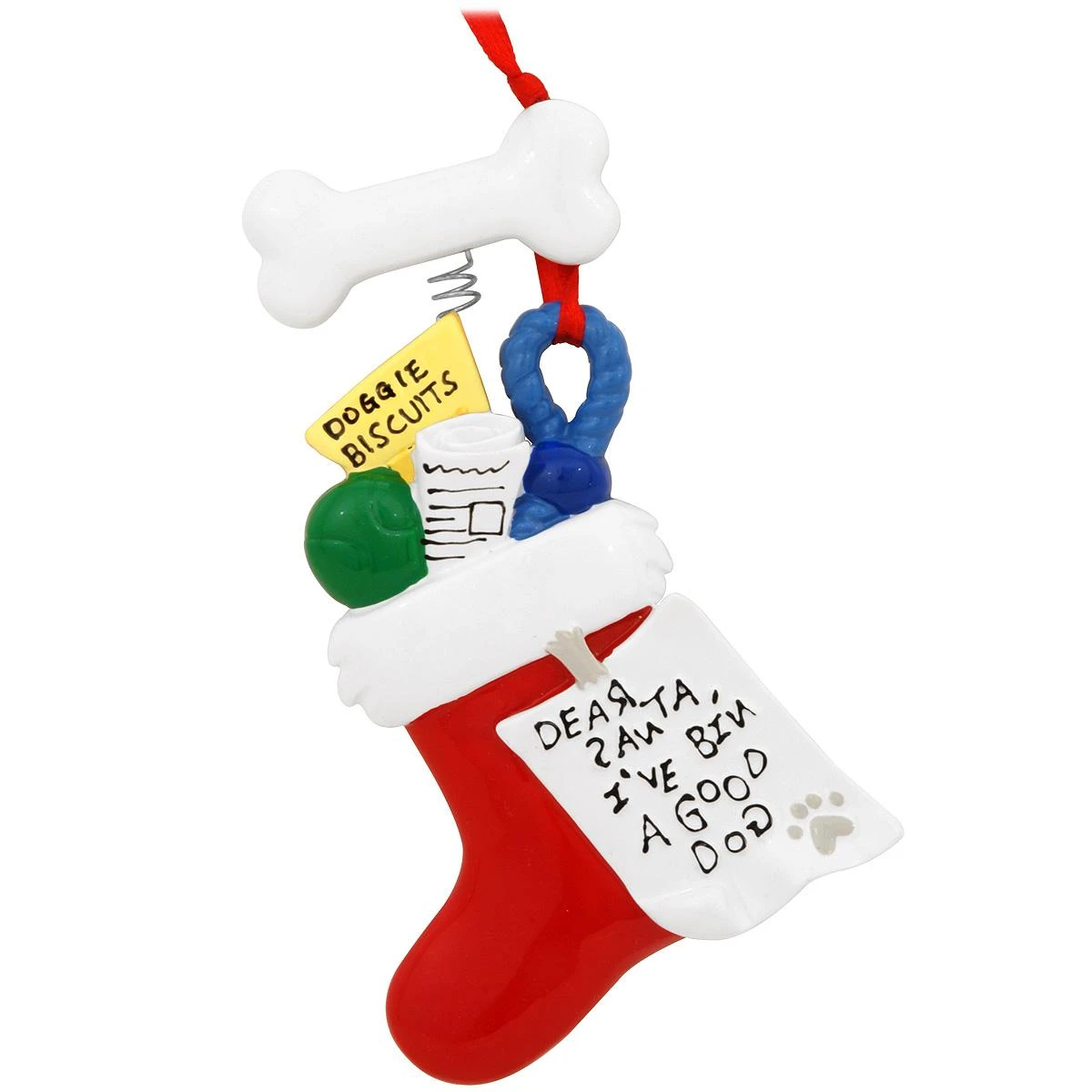 Personalized Dog Stocking With Dog Gifts Ornament 4 Personalized Dog Stocking With Dog Gifts Ornament - Image 2