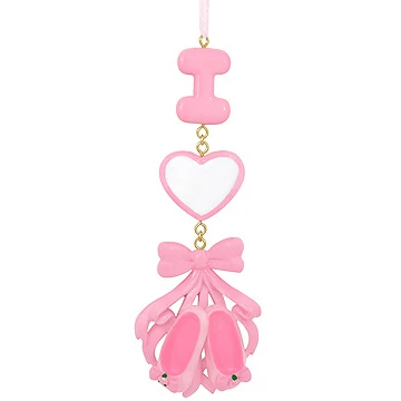 Personalized I Love Ballet Dangle Ornament 4 Personalized I Love Ballet Dangle Ornament - Image 2
