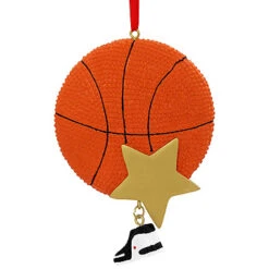 Personalized Basketball Star With Shoe Dangle Ornament -Holiday Decoration Store 1131743 web 2