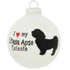 Personalized I Love My Lhasa Apso Glass Ornament -Holiday Decoration Store 1135631 web 1.default