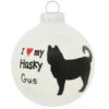 Personalized I Love My Husky Glass Ornament -Holiday Decoration Store 1135636 web 1.default