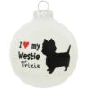 Personalized I Love My Westie Glass Ornament -Holiday Decoration Store 1135638 web 1.default