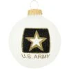 U.S. Army Emblem Heart Gifts Ornament
