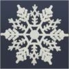 Set Of 24 White And Iridescent Snowflake Ornaments -Holiday Decoration Store 1139766 web 1.default