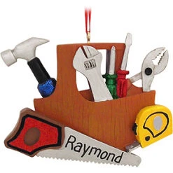 Personalized Handyman Tools Ornament