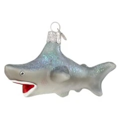 Shark Glass Ornament