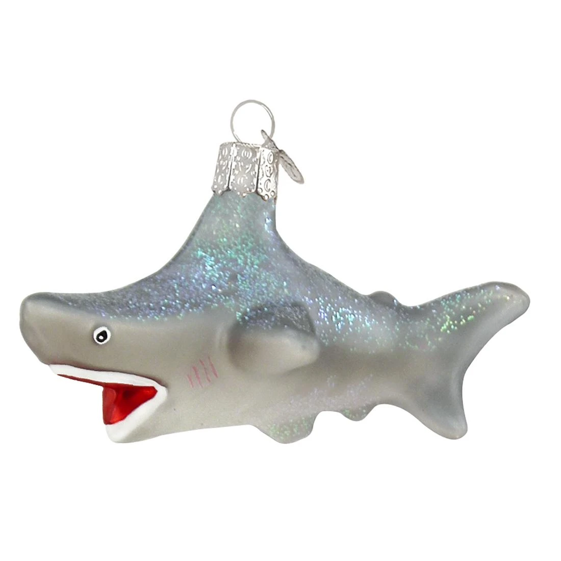 Shark Glass Ornament 3 Shark Glass Ornament