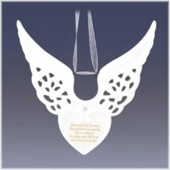 Memorial Wing Heart Ornament