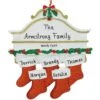Personalized Mantle With 5 Stockings Ornament -Holiday Decoration Store 1142361 web 1.default