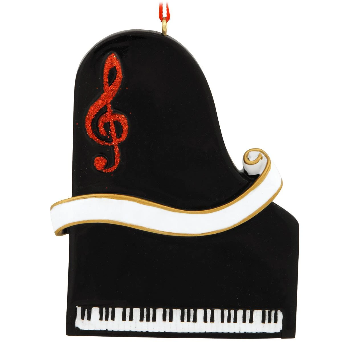 Personalized Piano With Clef Note Ornament 4 Personalized Piano With Clef Note Ornament - Image 2