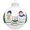 Personalized Snowman Couple With Dog Glass Ornament -Holiday Decoration Store 1142676 web 1.default