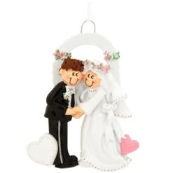 Personalized Bride And Groom In Arch Ornament 5 Personalized Bride And Groom In Arch Ornament -Holiday Decoration Store 1143120 web 2