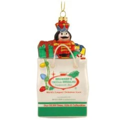 Bronner's Bag Glass Ornament