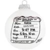 Personalized Baby Girl Birth Statistics Heart Gifts Ornament -Holiday Decoration Store 1147083 web 1.default