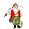 Fishing Santa With Creel Glass Ornament -Holiday Decoration Store 1148209 web 1.default